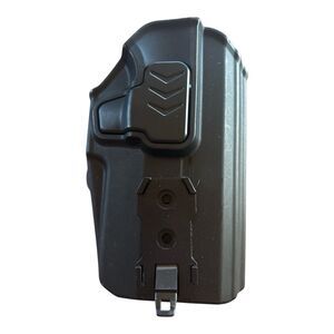 Tactical Scorpion Gear OWB Paddle Holster Black Right Hand Push Button Retention